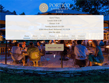 Tablet Screenshot of porticorichmond.com